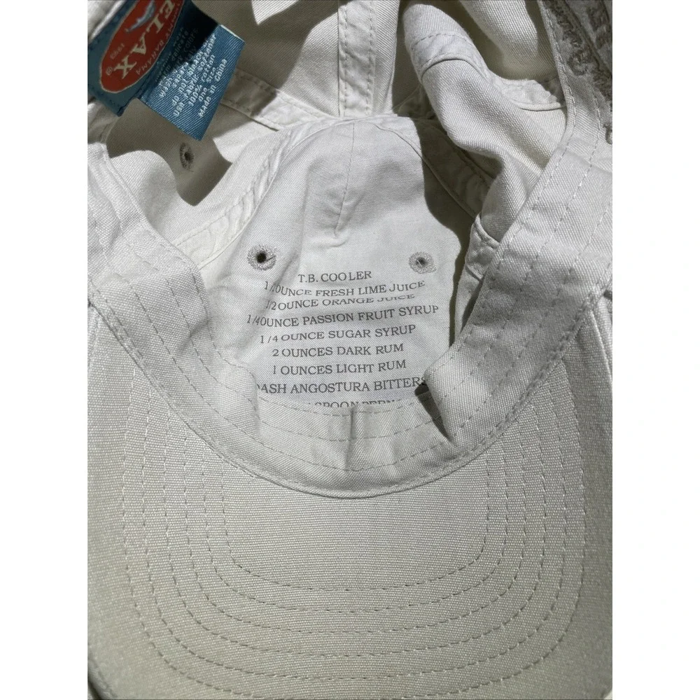 Tommy Bahama Relax Hat‎ Island Hops Tiki TB Cooler Parrot Strap Back Cap